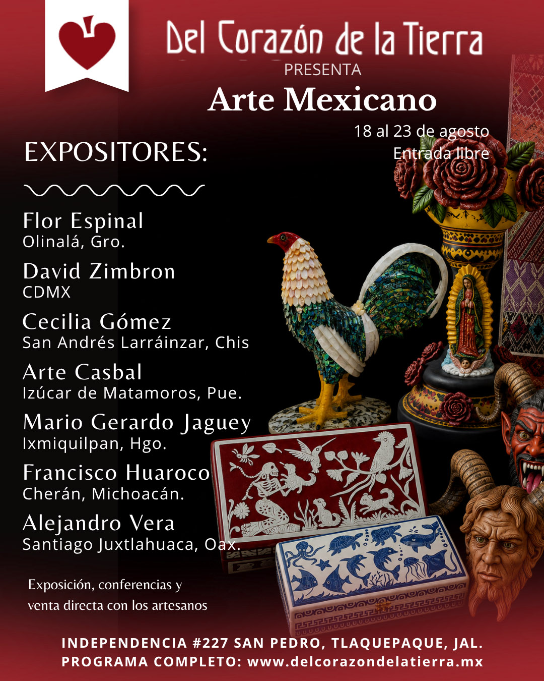 DCDLT – Cartel ARTE MEXICANO –  Cartel para Redes y WhatsApp